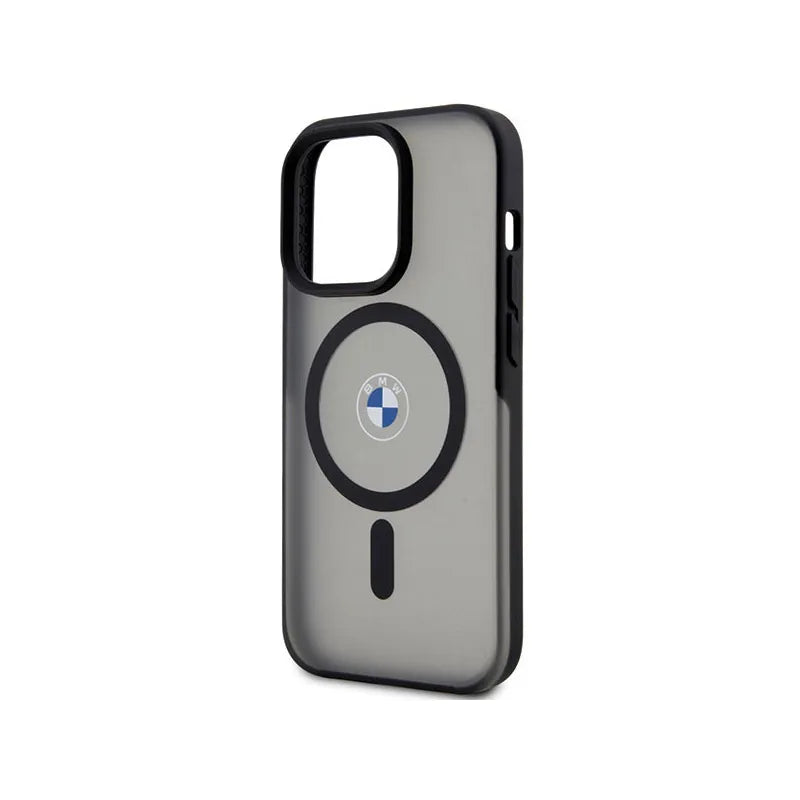 BMW Signature MagSafe – dėklas iPhone 14 Pro (juodas)