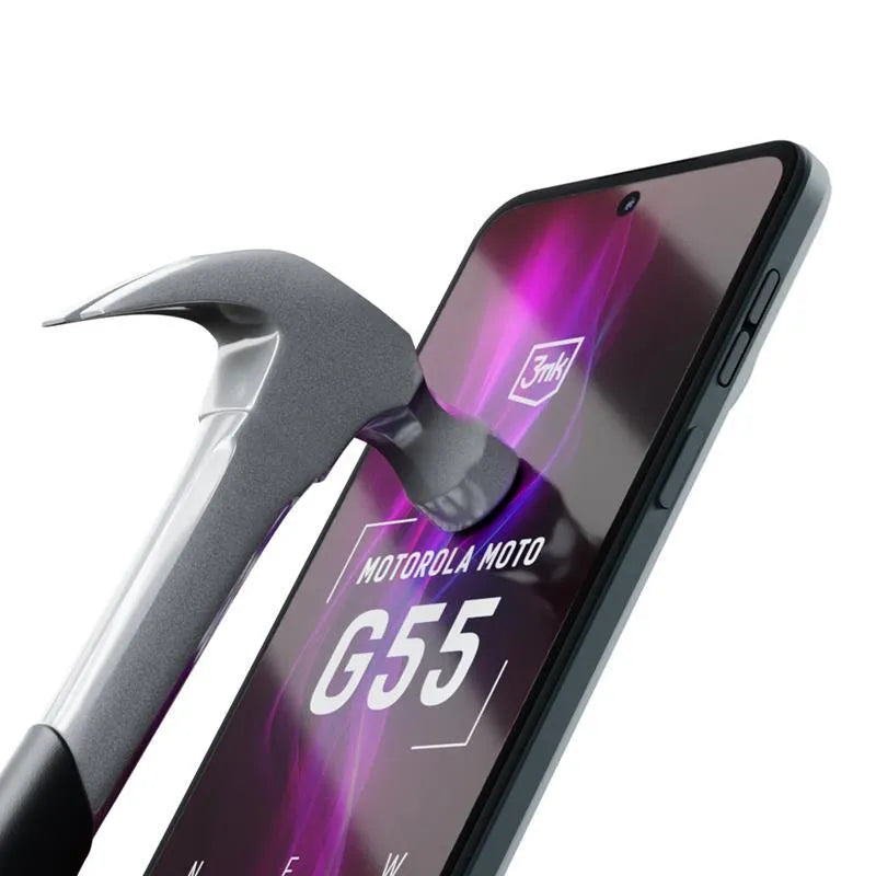 3mk FlexibleGlass – hibridinis stiklas, skirtas Motorola Moto G55 5G
