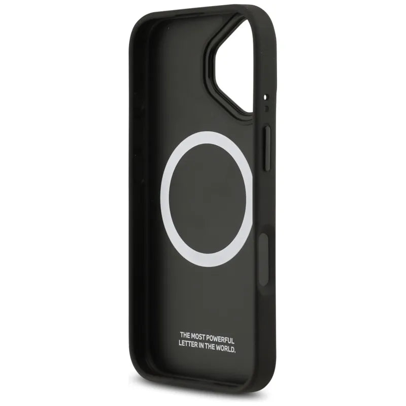 BMW M Perforated Stripe Logo MagSafe – iPhone 17 dėklas (raudonas)