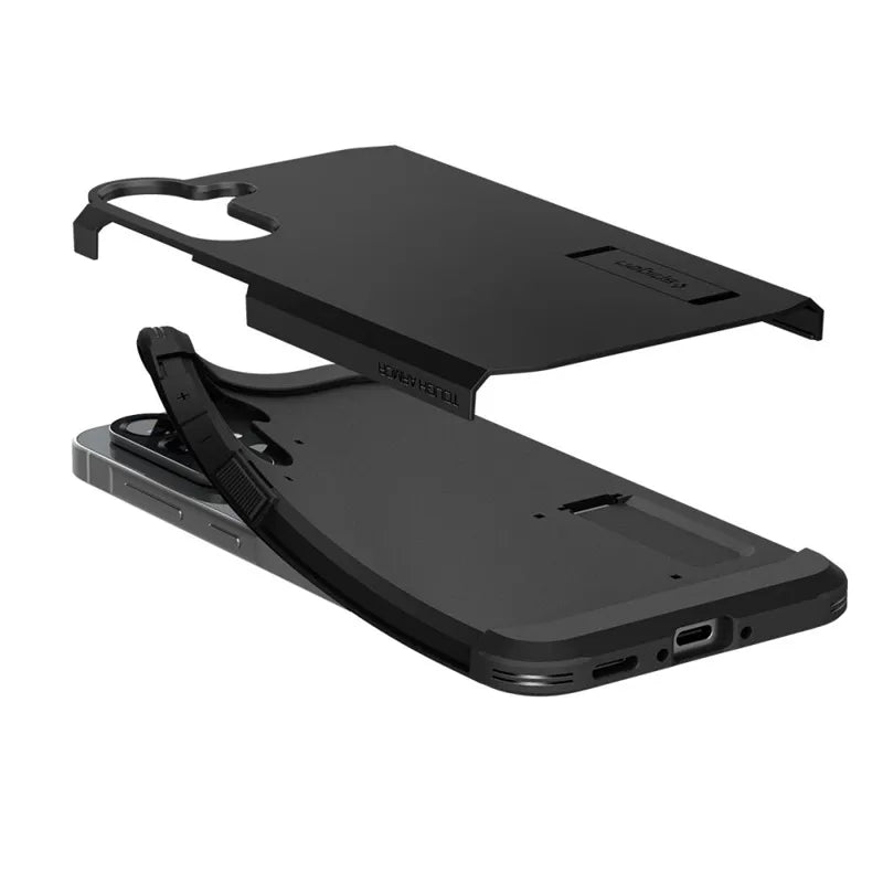 Spigen Tough Armor – dėklas Samsung Galaxy A56 5G (juodas)
