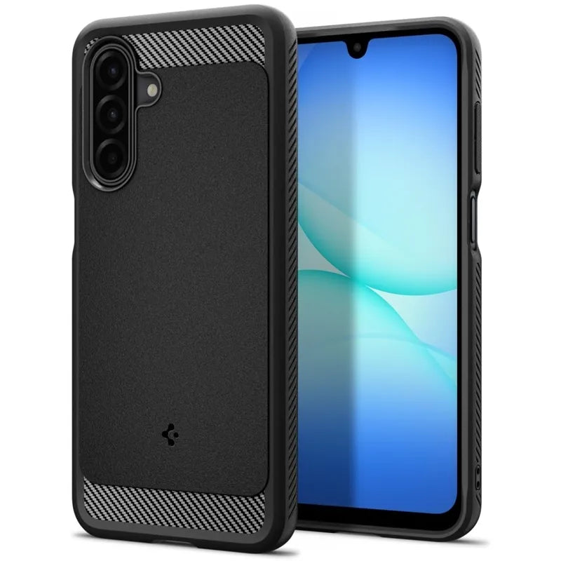 Spigen Rugged Armor – dėklas Samsung Galaxy A17 4G / 5G (juodas)