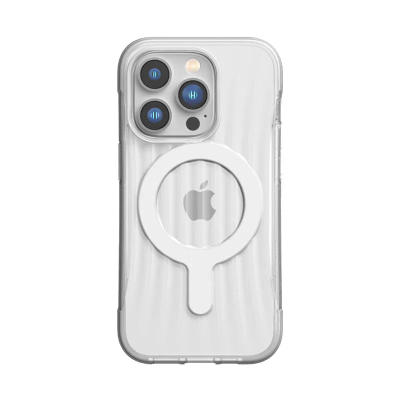 X-Doria Raptic Clutch MagSafe – biologiškai skaidus dėklas iPhone 14 Pro (išbandyta apsauga nuo kritimo iš 3 m) (skaidrus)