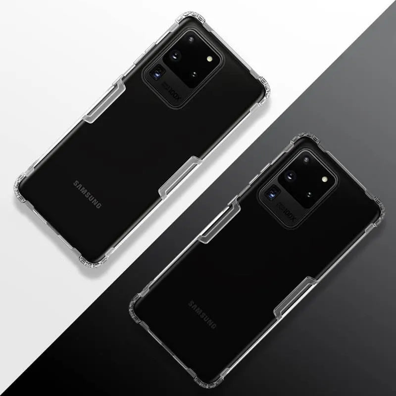 Nillkin Nature TPU dėklas – dėklas Samsung Galaxy S20 Ultra telefonui (baltas)