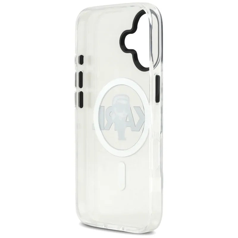 Karl Lagerfeld IML Karl Sketch Logo MagSafe - Dėklas iPhone 17 (Skaidrus)