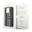 Guess 4G Printed Stripes MagSafe – Dėklas, skirtas iPhone 14 Pro (juodas)