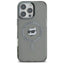 Karl Lagerfeld IML Metal Choupette Head MagSafe – dėklas iPhone 16 Pro (juodas)