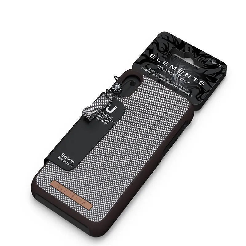 Nordic Elements Saeson Idun – dėklas iPhone Xs Max (tamsiai rudas)
