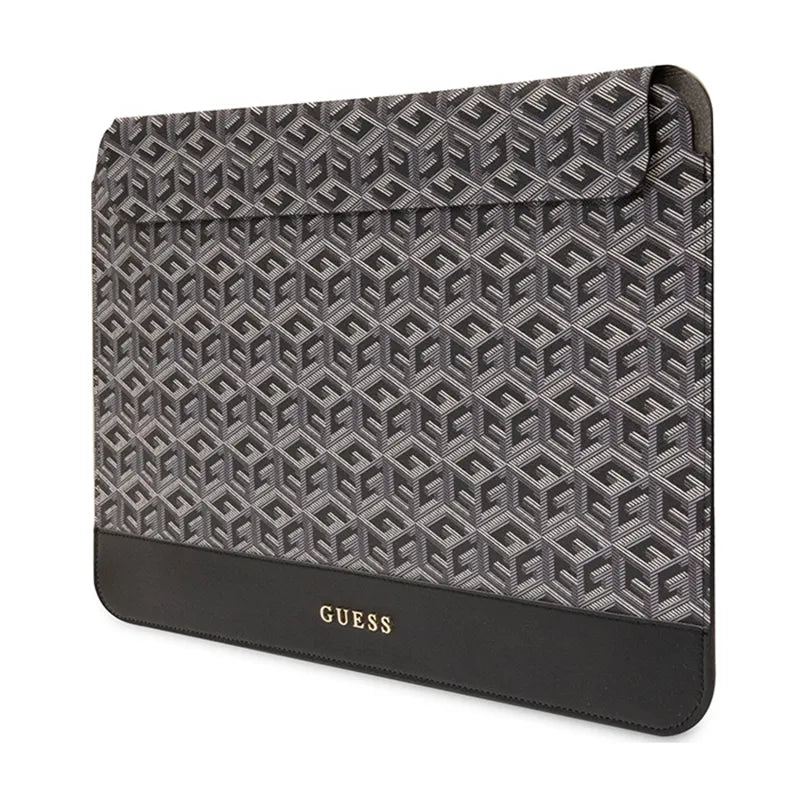 Guess GCube Stripes nešiojamojo kompiuterio dėklas - 16 colių kompiuterio krepšys (juodas)