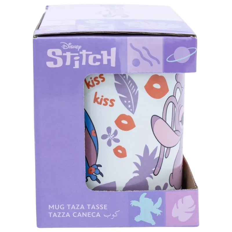 Disney Stitch – keraminis puodelis dovanų dėžutėje iš „Stitch & Angel“ kolekcijos, 325 ml
