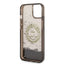 „Karl Lagerfeld Liquid Glitter Round RSG Logo Case“ – dėklas „iPhone 14“ (juodas)