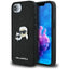 Karl Lagerfeld Fixed Glitter Karl & Choupette Heads Metal Pin – dėklas iPhone 16e (juodas)
