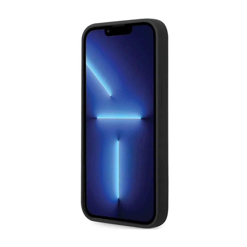 BMW Signature Liquid Silicone MagSafe - dėklas, skirtas iPhone 14 (juodas)