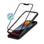 Crong Anti-Bacterial 3D Armor Glass – 9H grūdintas stiklas visam ekranui iPhone 14 Plus / iPhone 13 Pro Max + montavimo rėmelis