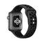 Crong Duo Sport – Apple Watch dirželis 44/45/46/49 mm (pilka/juoda)
