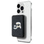 Karl Lagerfeld Karl & Choupette Head Pin MagSafe – belaidė išorinė baterija 5000 mAh 15 W (juoda)