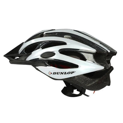 Dunlop - MTB dviračio šalmas L dydžio (baltas/juodas)