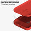 Crong Color Cover – dėklas iPhone 13 Pro Max (raudonas)