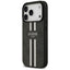 Guess 4G Printed Stripes MagSafe – dėklas iPhone 17 Pro (juodas)