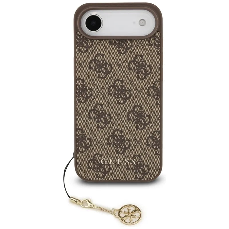 Guess 4G Charms Collection MagSafe – dėklas iPhone Air (rudas)