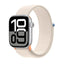 Crong Nylon – sportinis dirželis Apple Watch 38/40/41/42 mm (kreminė)