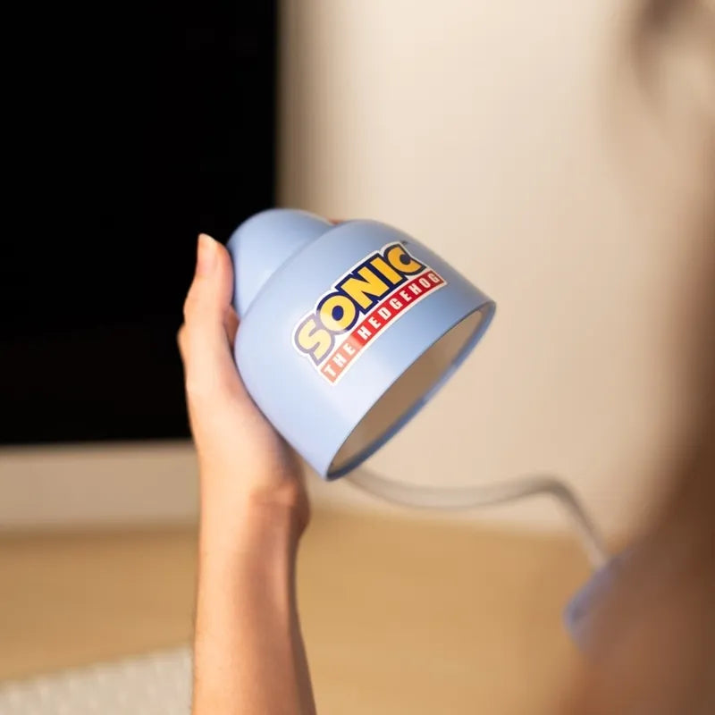 Sonic – lanksti LED stalinė lempa vaikams su organizatoriumi, belaidė, USB-C, reguliuojamo ryškumo