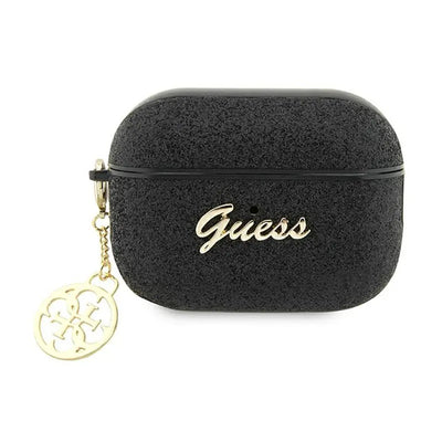 Guess 4G Glitter Flake - Dėklas Apple AirPods Pro 2 (juodas)