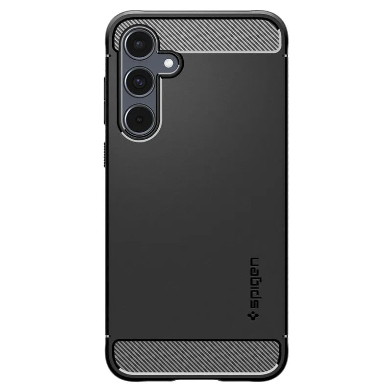 Spigen Rugged Armor – dėklas, skirtas Samsung Galaxy A55 5G (matinė juoda)