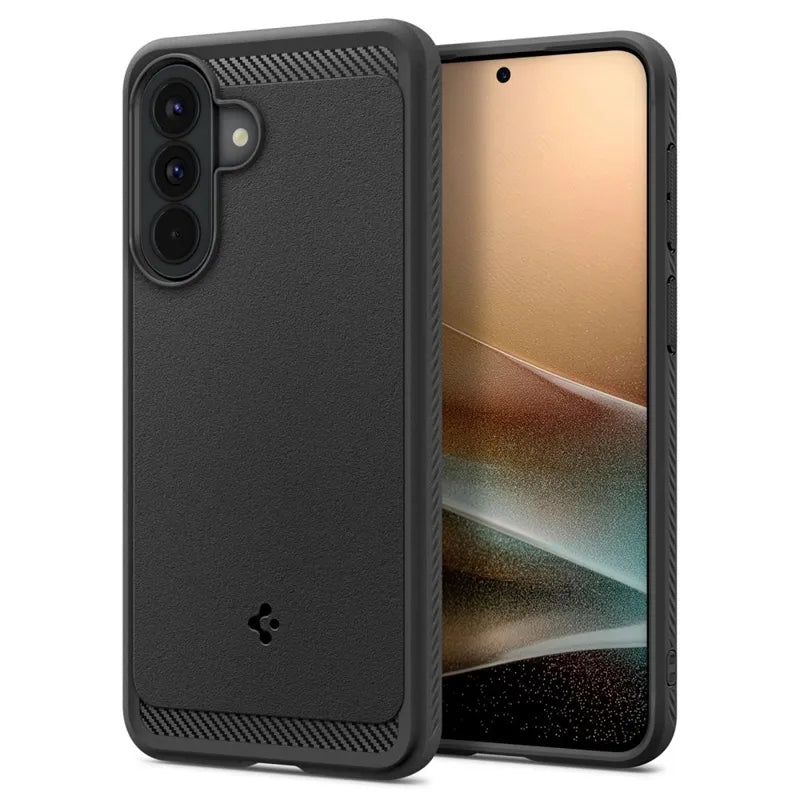 Spigen Rugged Armor – dėklas Samsung Galaxy A57 5G (matinis juodas)