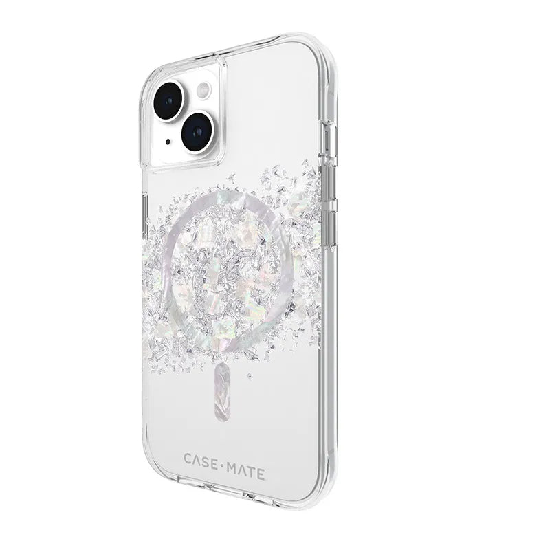 Case-Mate Karat MagSafe - dėklas iPhone 15 / iPhone 14 / iPhone 13, papuoštas perlamutru (A Touch of Pearl)