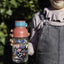 Quokka Ice Kids su dirželiu – „Ecozen“ 430 ml gertuvė su dirželiu (gėlės)