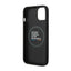 BMW Leather Hot Stamp Tricolor MagSafe – dėklas iPhone 14 (juodas)