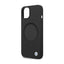 BMW Signature Liquid Silicone MagSafe - dėklas, skirtas iPhone 14 (juodas)