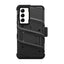 ZIZO BOLT serijos šarvuotas dėklas Samsung Galaxy S23+ su 9H ekrano stiklu ir laikikliu su stovu (juodas)