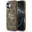 Guess 4G Big 4G Classic Logo – dėklas iPhone 17 (ruda / auksinė)