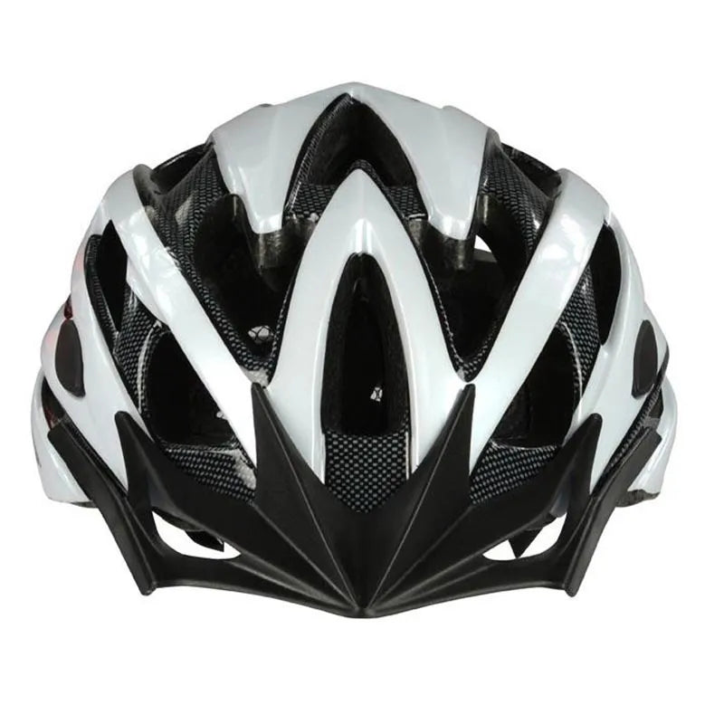 Dunlop - MTB dviračio šalmas L dydžio (baltas/juodas)