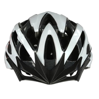Dunlop - MTB dviračio šalmas L dydžio (baltas/juodas)