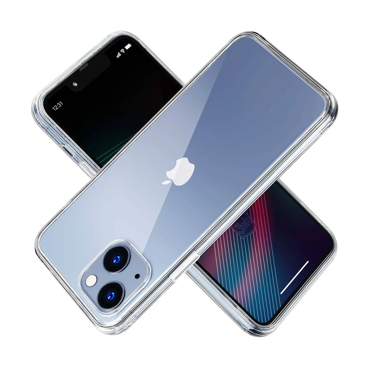 3mk Clear Case – dėklas iPhone 14 (skaidrus)