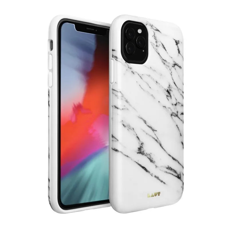 Laut Huex Elements – Dėklas iPhone 11 Pro Max (Marble White)