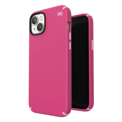 Speck Presidio2 Pro + MagSafe – dėklas, skirtas iPhone 15 Plus / 14 Plus su MICROBAN danga (Digitalpink / Blossompink / White)