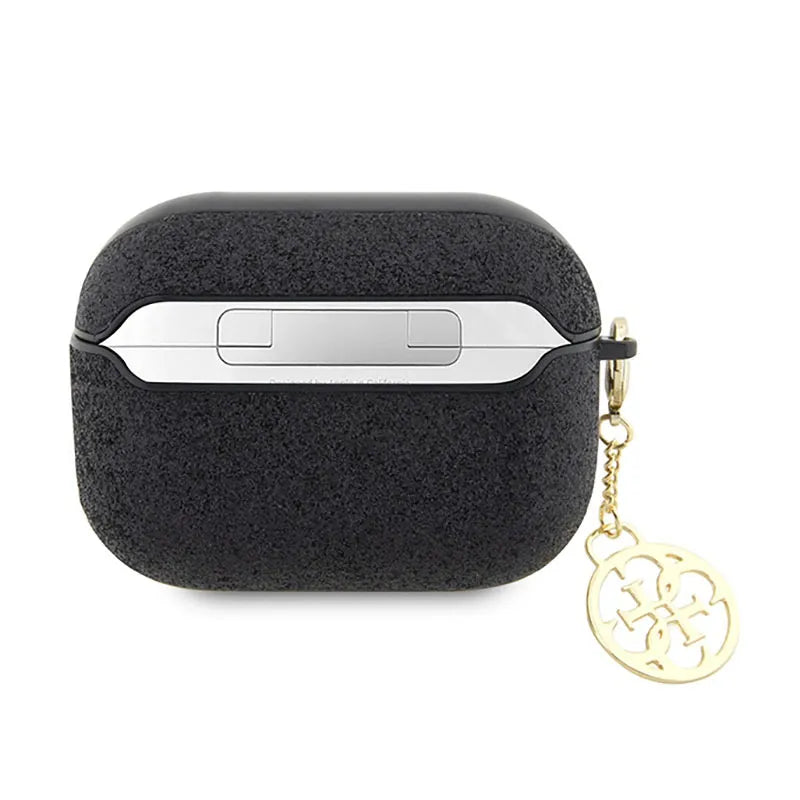 Guess 4G Glitter Flake - Dėklas Apple AirPods Pro 2 (juodas)