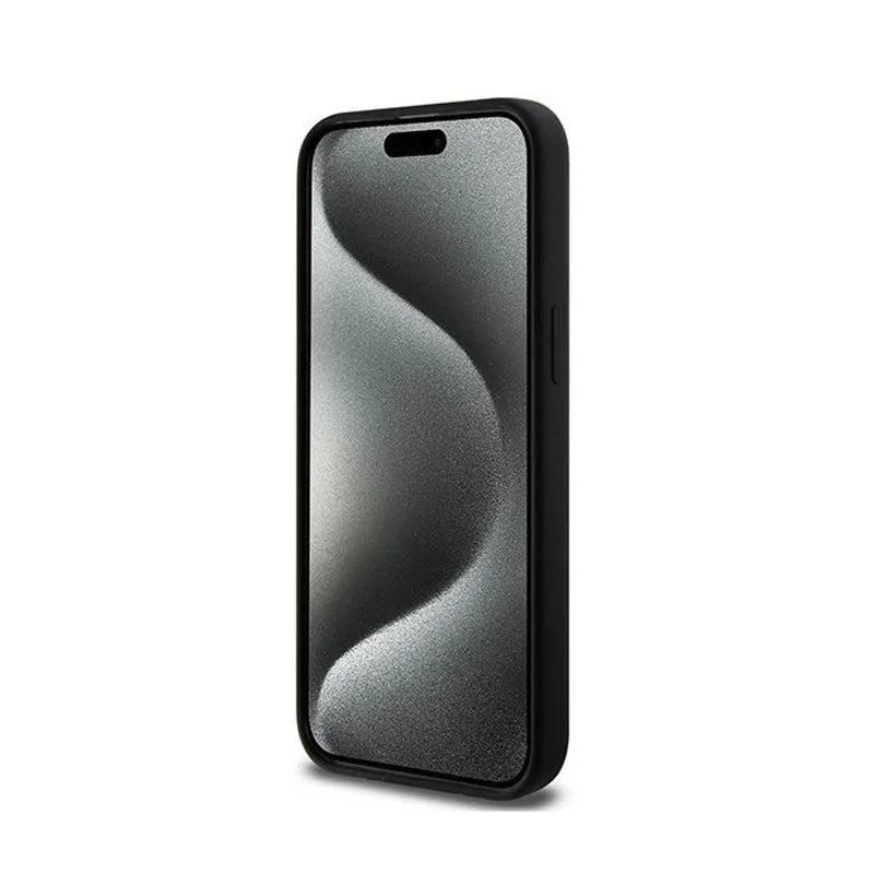 Karl Lagerfeld Silicone Choupette Head MagSafe – iPhone 15 Pro Max dėklas (juodas)