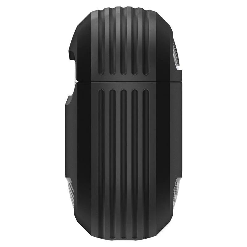 Spigen Rugged Armor - Dėklas, skirtas Apple AirPods 4 (matinis juodas)