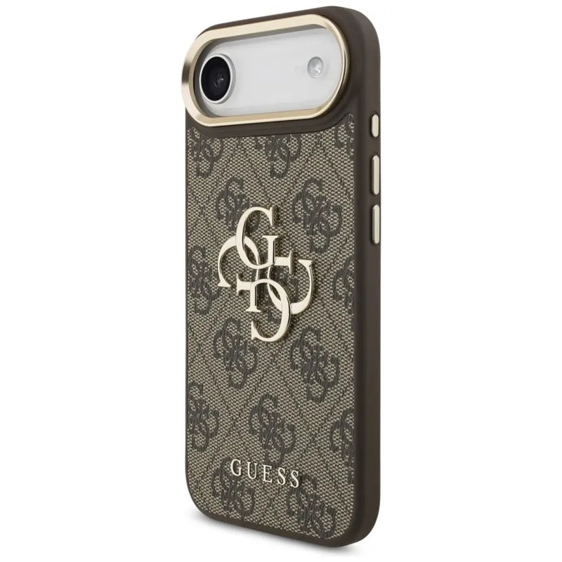 Guess 4G Big 4G Classic Logo – dėklas iPhone Air (ruda / auksinė)