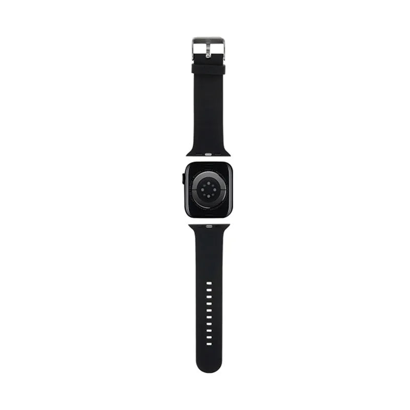 Karl Lagerfeld 3D Rubber Karl Head NFT dirželis Apple Watch 42/44/45/49 mm laikrodžiams (juodas)