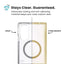 Speck Presidio Perfect-Clear Magnet – MagSafe dėklas, skirtas Samsung Galaxy Z Fold 8 (skaidrus)
