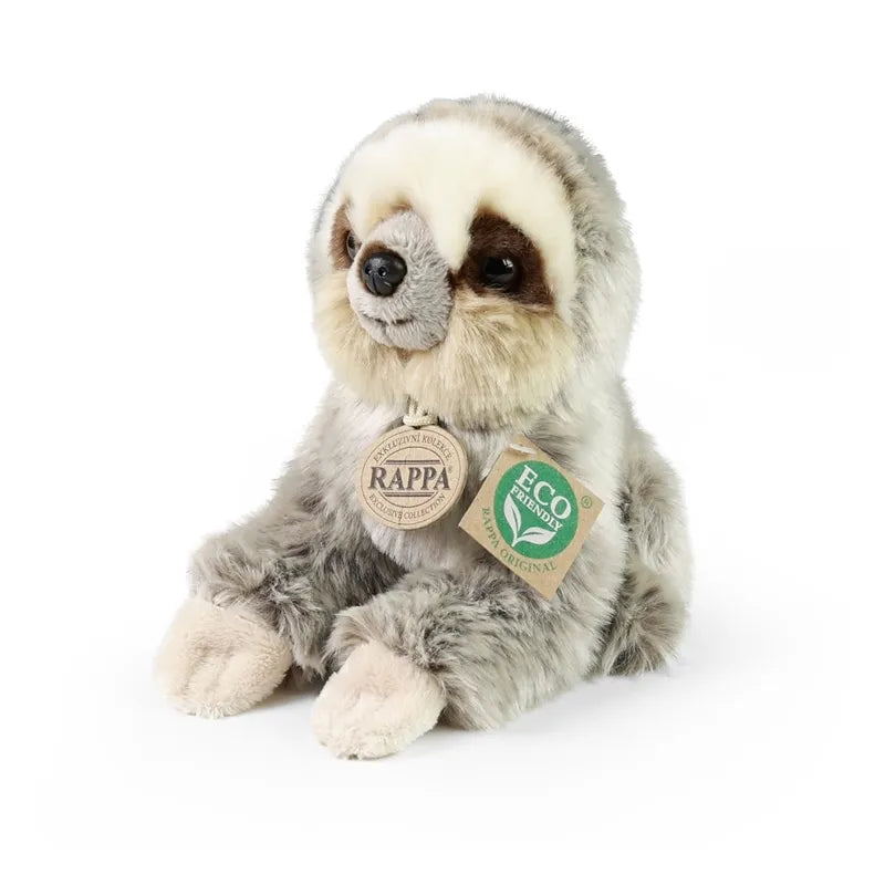 Rappa – Pliušinis tikroviškas žaislas tinginys, sėdintis, 18 cm, Eco-Friendly