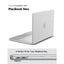Spigen AirSkin – dėklas MacBook Neo (Frost Clear)