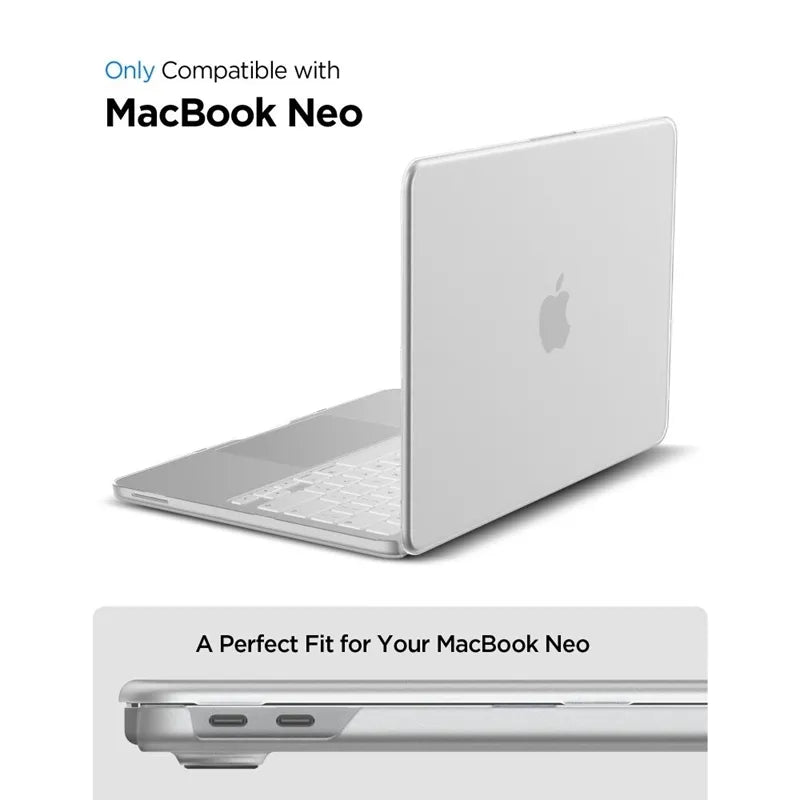 Spigen AirSkin – dėklas MacBook Neo (Frost Clear)