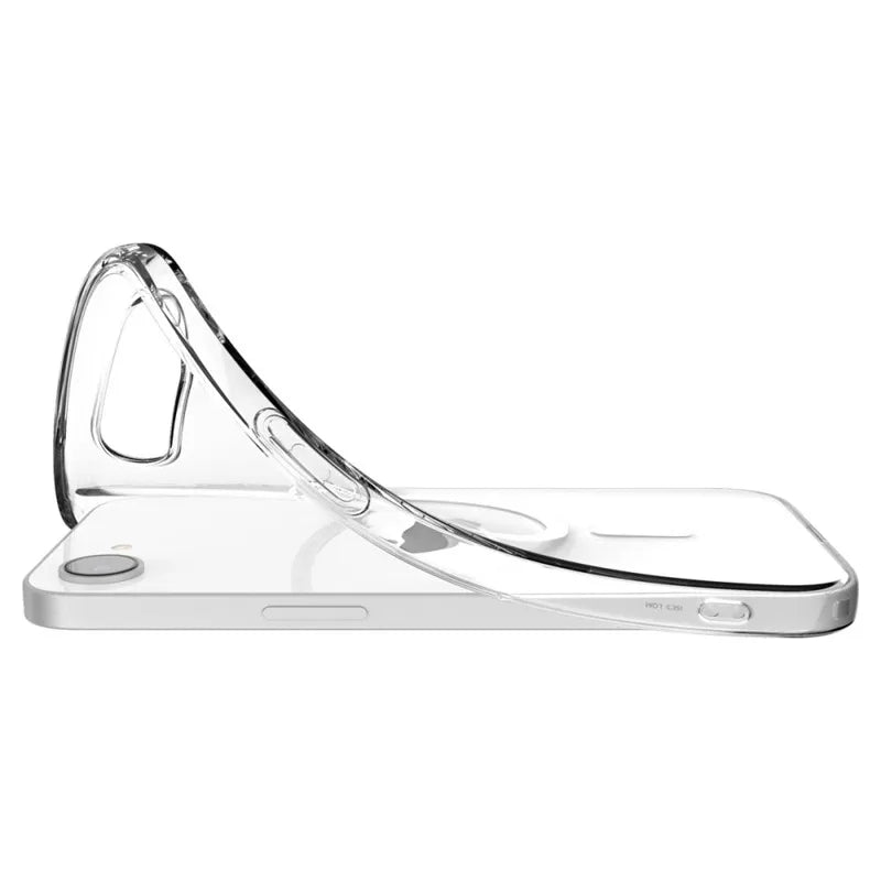 Spigen Liquid Crystal Mag MagSafe – dėklas iPhone 17e / 16e (skaidrus)