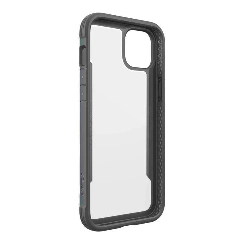 X-Doria Raptic Shield – aliumininis dėklas, skirtas iPhone 14 Plus (atsparus kritimui iš 3 m) (vaivorykštinis)